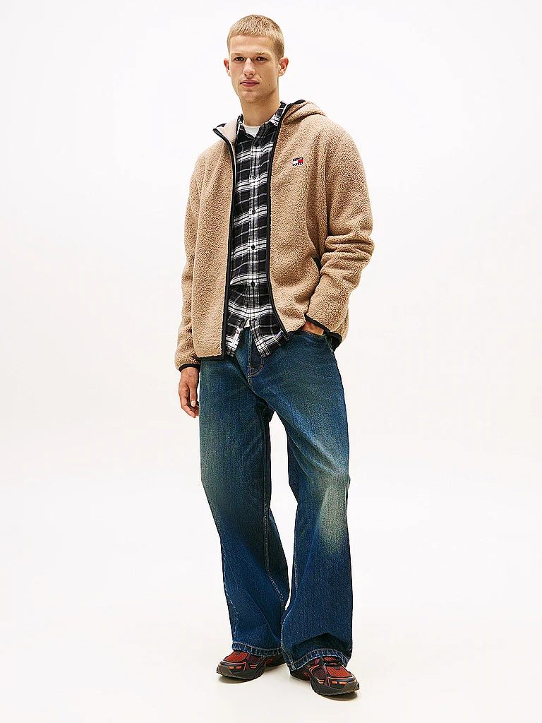 TOMMY JEANS Fleecejacke beige   XS herren 2